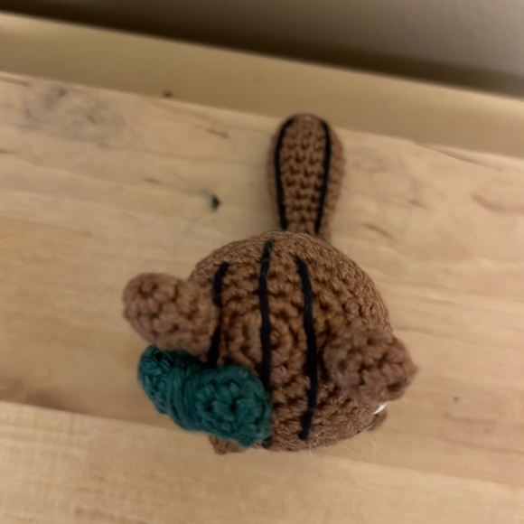 Handcrafted Chipmunk Decor Amigurui Crochet Figure - Picture 5 of 10